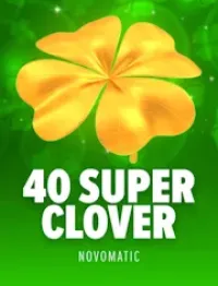 40 super clover slot logo
