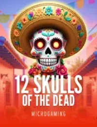 12 skulls of the dead slot logo